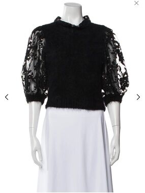 Cynthia Rowley Angora Crew Neck Sweater